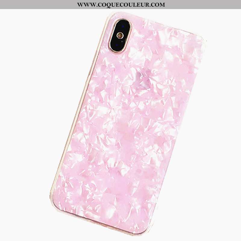 Étui iPhone Xs Max Tendance Coque Incassable, iPhone Xs Max Rose Coquille