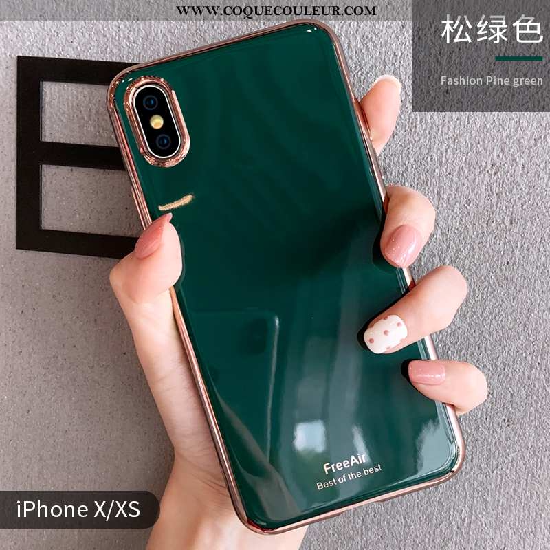 Étui iPhone Xs Max Personnalité Coque Tout Compris, iPhone Xs Max Créatif Téléphone Portable Blanche