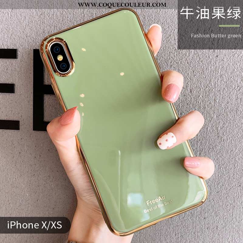 Étui iPhone Xs Max Personnalité Coque Tout Compris, iPhone Xs Max Créatif Téléphone Portable Blanche