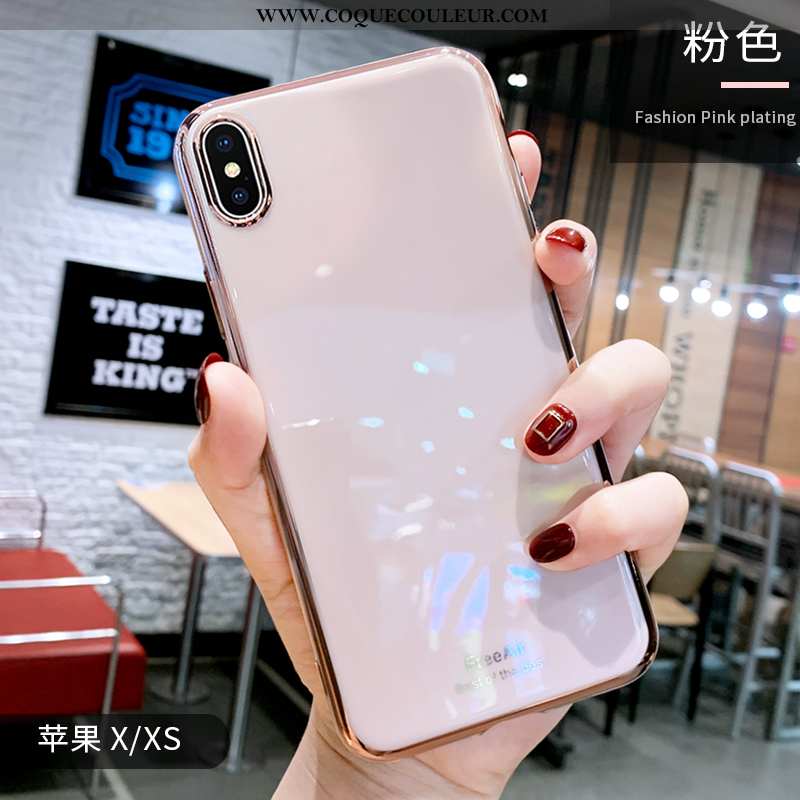 Étui iPhone Xs Max Personnalité Coque Tout Compris, iPhone Xs Max Créatif Téléphone Portable Blanche