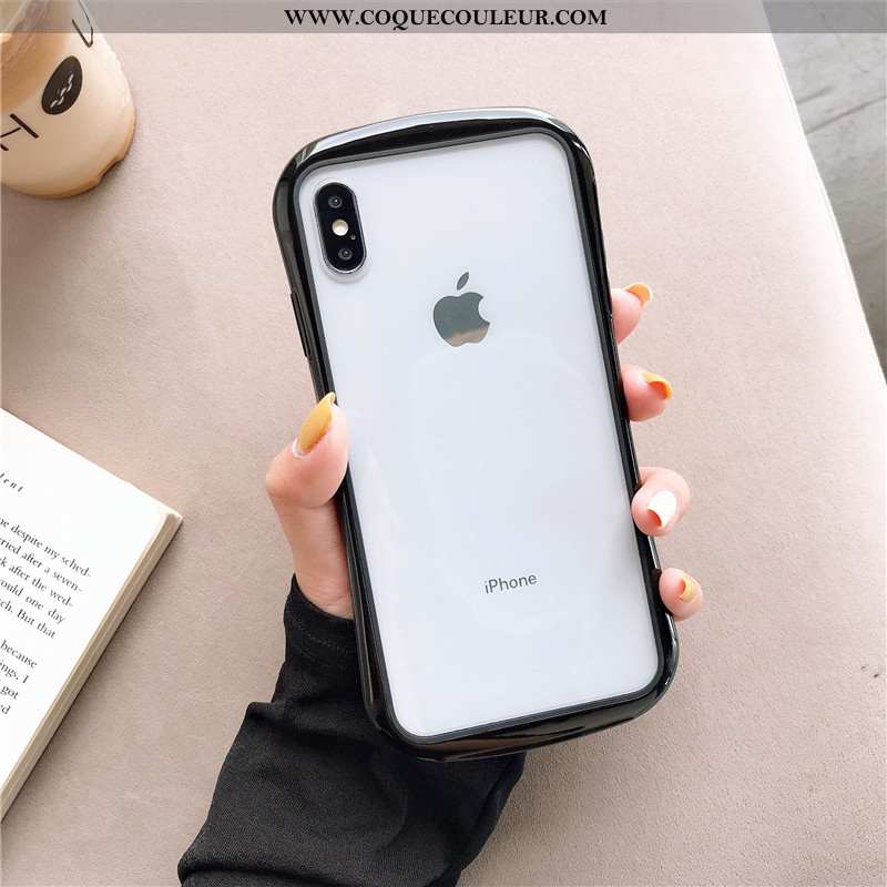 Coque iPhone Xs Max Protection Petit Incassable, Housse iPhone Xs Max Transparent Frais Verte