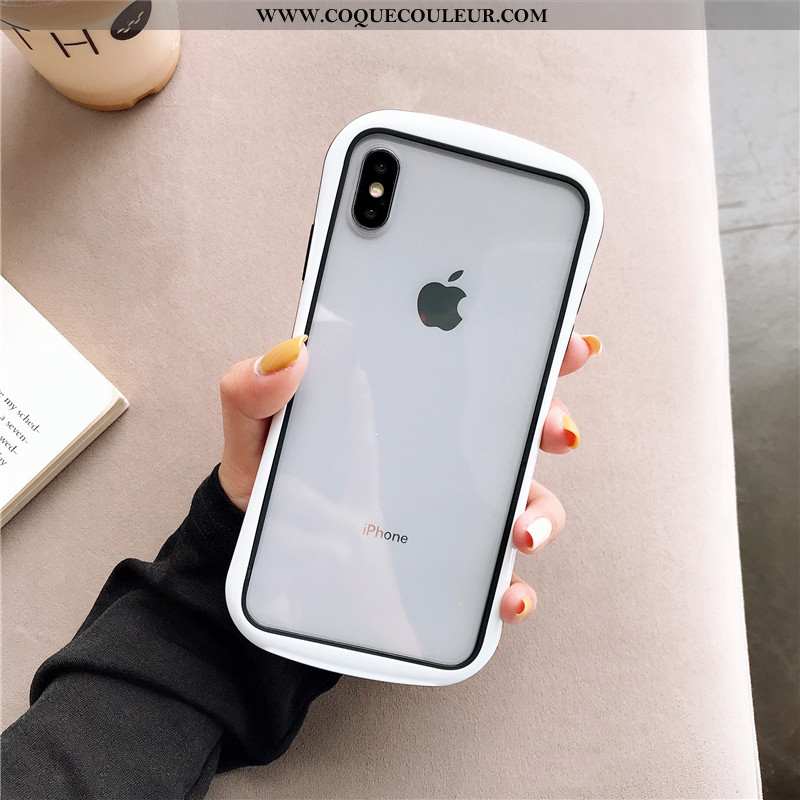 Coque iPhone Xs Max Protection Petit Incassable, Housse iPhone Xs Max Transparent Frais Verte