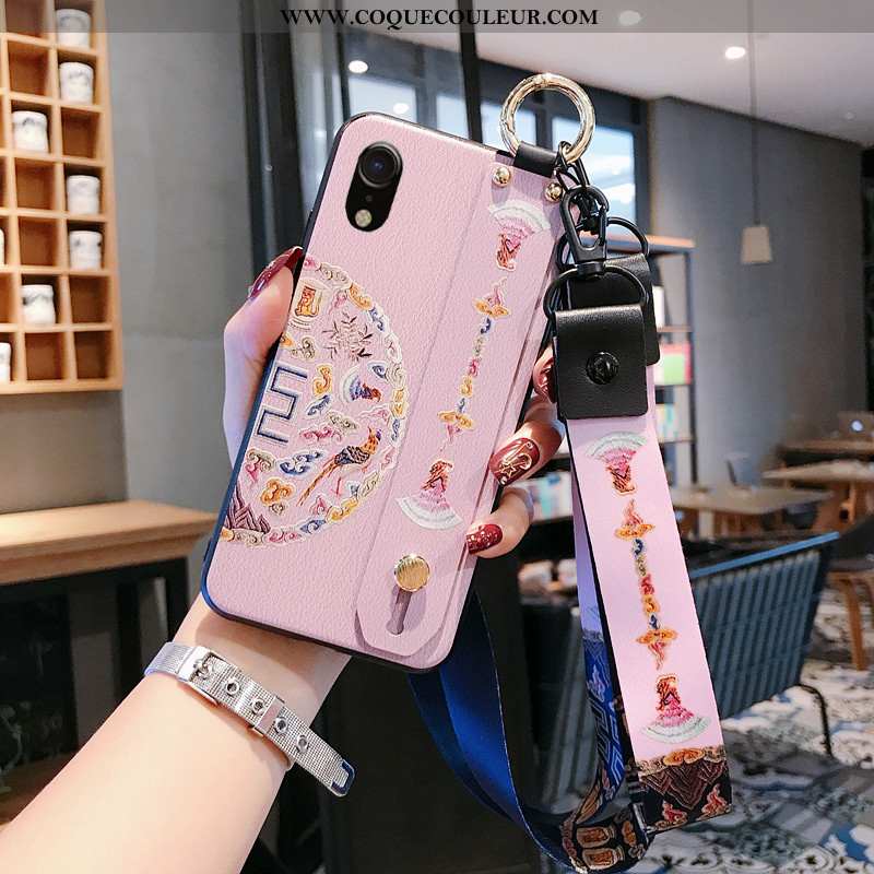 Étui iPhone Xs Max Ornements Suspendus Téléphone Portable Style Chinois, Coque iPhone Xs Max Gaufrag