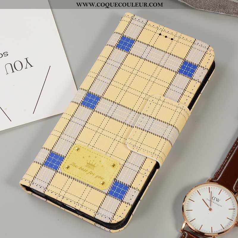 Étui iPhone Xs Portefeuille Incassable Bleu, Coque iPhone Xs Tendance Carte Bleu