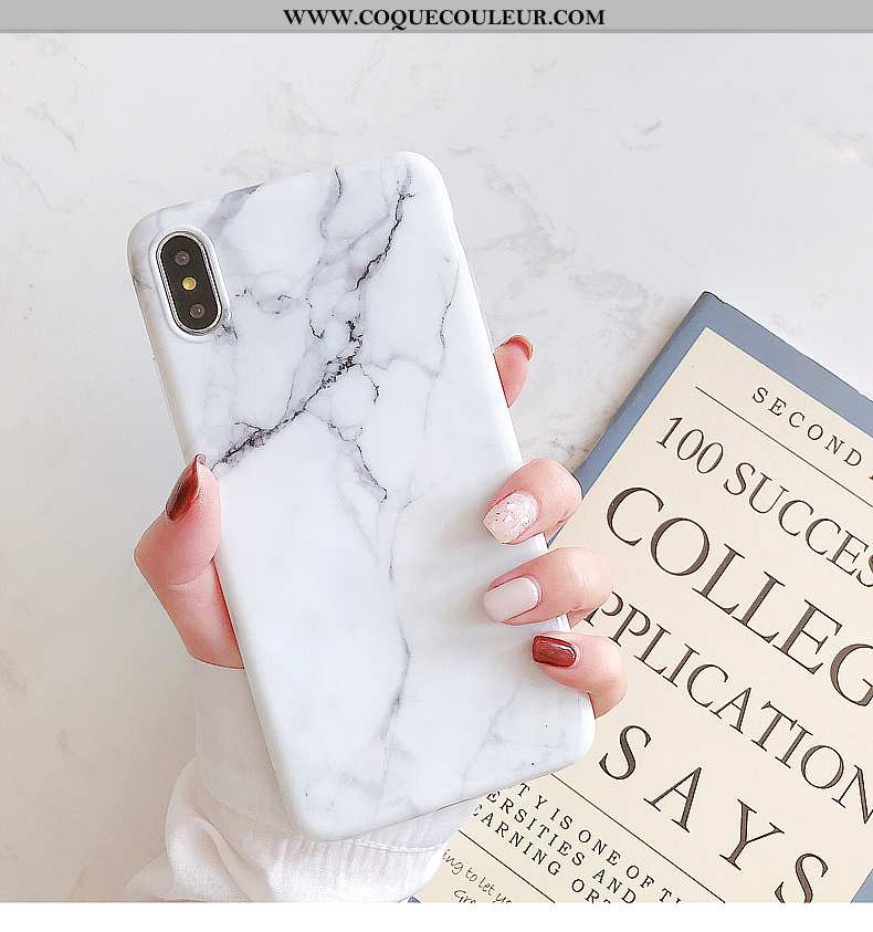 Coque iPhone Xs Protection Téléphone Portable Grand, Housse iPhone Xs Modèle Fleurie Rose