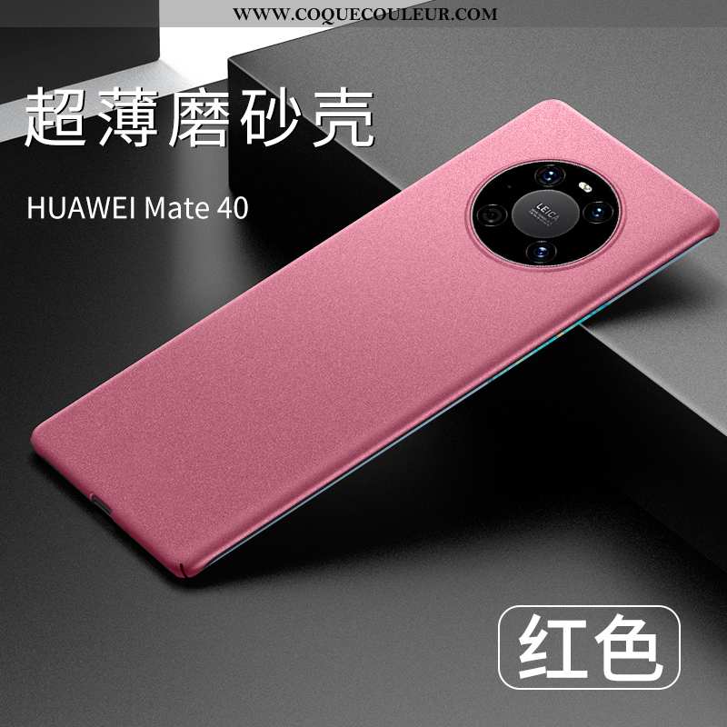 Étui Huawei Mate 40 Ultra Protection Nouveau, Coque Huawei Mate 40 Légère Rouge