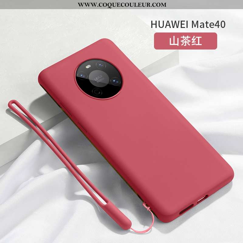 Étui Huawei Mate 40 Légère Ultra Étui, Coque Huawei Mate 40 Silicone Téléphone Portable Verte