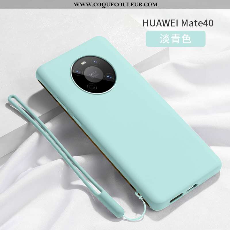 Étui Huawei Mate 40 Légère Ultra Étui, Coque Huawei Mate 40 Silicone Téléphone Portable Verte