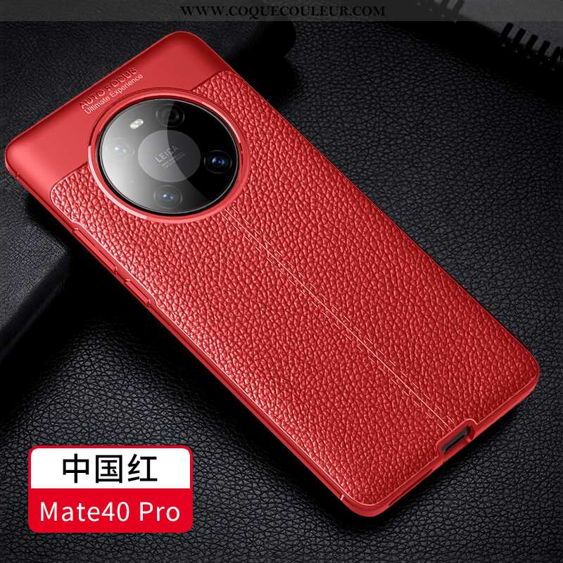 Housse Huawei Mate 40 Pro Protection Coque Modèle Fleurie, Étui Huawei Mate 40 Pro Personnalité Cuir