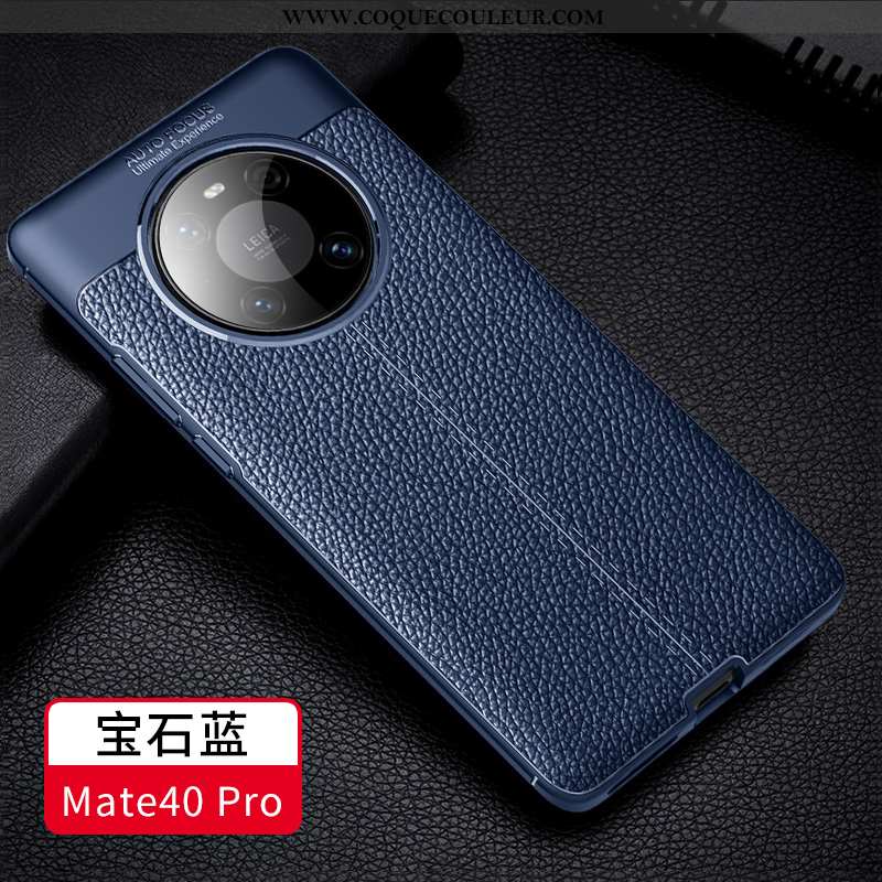 Housse Huawei Mate 40 Pro Protection Coque Modèle Fleurie, Étui Huawei Mate 40 Pro Personnalité Cuir