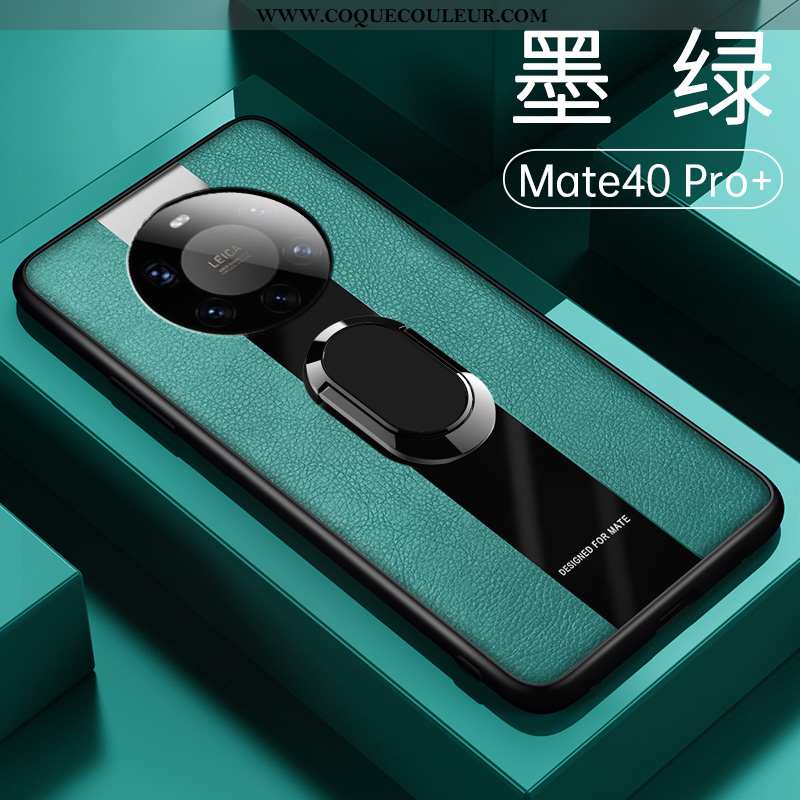 Coque Huawei Mate 40 Pro+ Silicone Nouveau Noir, Housse Huawei Mate 40 Pro+ Protection Cuir Noir