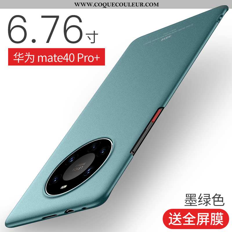 Étui Huawei Mate 40 Pro+ Protection Coque Légère, Huawei Mate 40 Pro+ Délavé En Daim Téléphone Porta