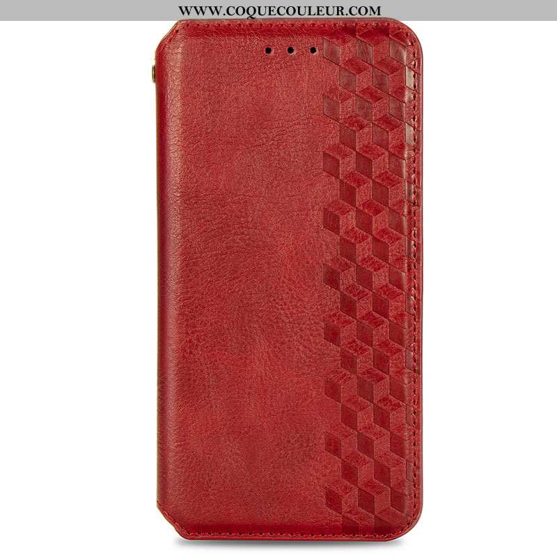 Coque Xiaomi Redmi 9 Cuir Incassable Rouge, Housse Xiaomi Redmi 9 Protection Vin Rouge Bordeaux