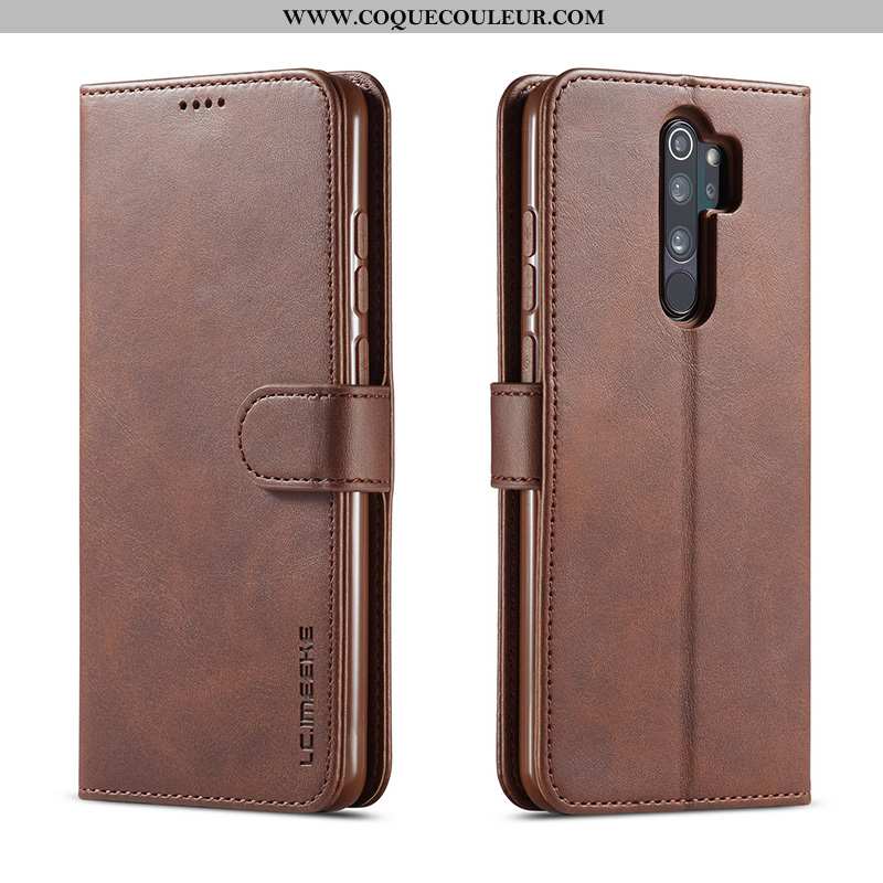 Coque Xiaomi Redmi 9 Silicone Incassable Tempérer, Housse Xiaomi Redmi 9 Fluide Doux Membrane Marron