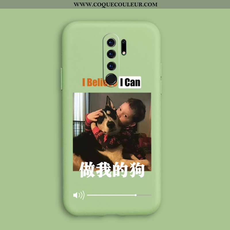 Coque Xiaomi Redmi 9 Fluide Doux Or Protection, Housse Xiaomi Redmi 9 Silicone Petit Bleu