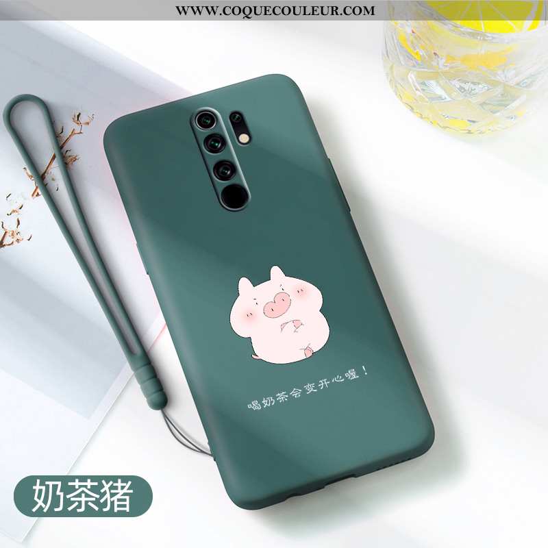 Étui Xiaomi Redmi 9 Tendance Personnalité Coque, Coque Xiaomi Redmi 9 Légère Tout Compris Rouge