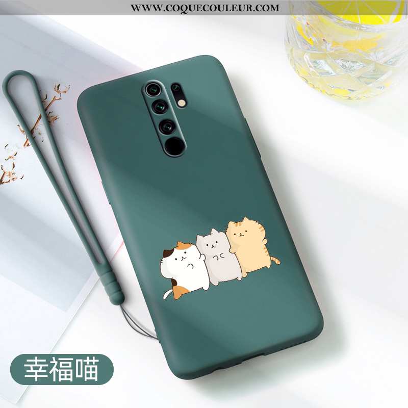 Étui Xiaomi Redmi 9 Tendance Personnalité Coque, Coque Xiaomi Redmi 9 Légère Tout Compris Rouge