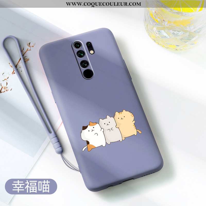 Étui Xiaomi Redmi 9 Tendance Personnalité Coque, Coque Xiaomi Redmi 9 Légère Tout Compris Rouge