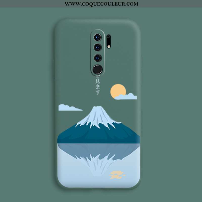 Étui Xiaomi Redmi 9 Légère Coque Ultra, Xiaomi Redmi 9 Silicone Petit Verte