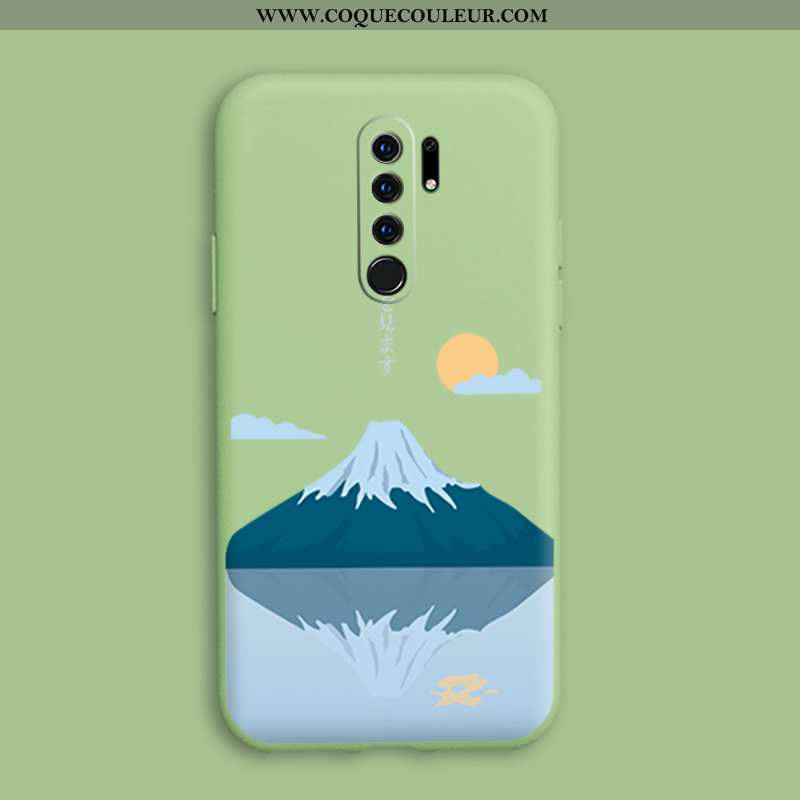 Étui Xiaomi Redmi 9 Légère Coque Ultra, Xiaomi Redmi 9 Silicone Petit Verte