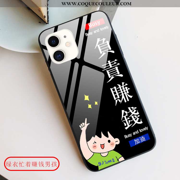 Étui iPhone 12 Mini Tendance Incassable Dessin Animé, Coque iPhone 12 Mini Protection Tout Compris N