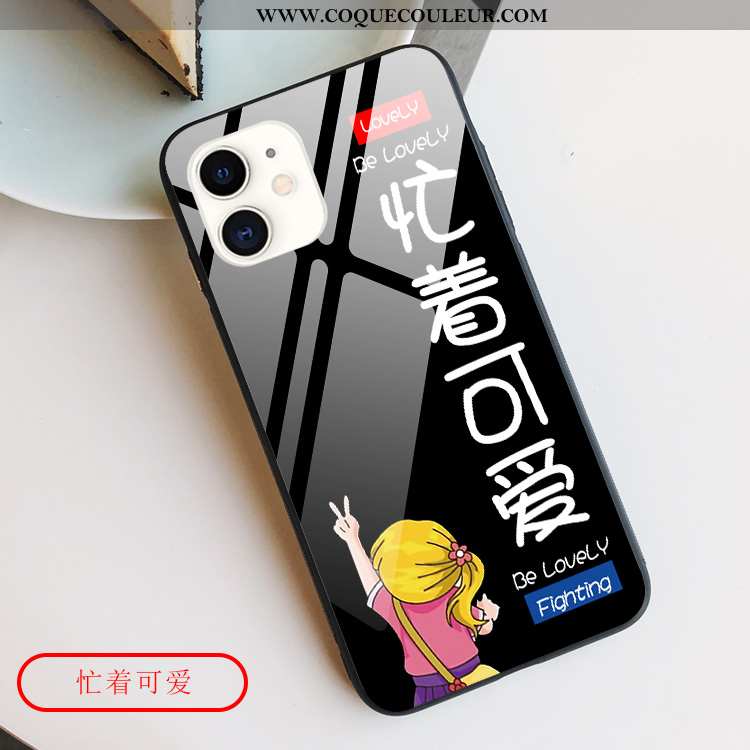 Étui iPhone 12 Mini Tendance Incassable Dessin Animé, Coque iPhone 12 Mini Protection Tout Compris N