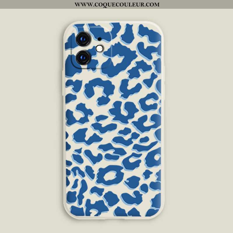 Étui iPhone 12 Mini Ultra Modèle Fleurie Vent, Coque iPhone 12 Mini Tendance Protection Bleu