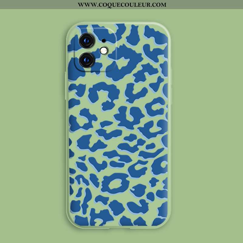 Étui iPhone 12 Mini Ultra Modèle Fleurie Vent, Coque iPhone 12 Mini Tendance Protection Bleu