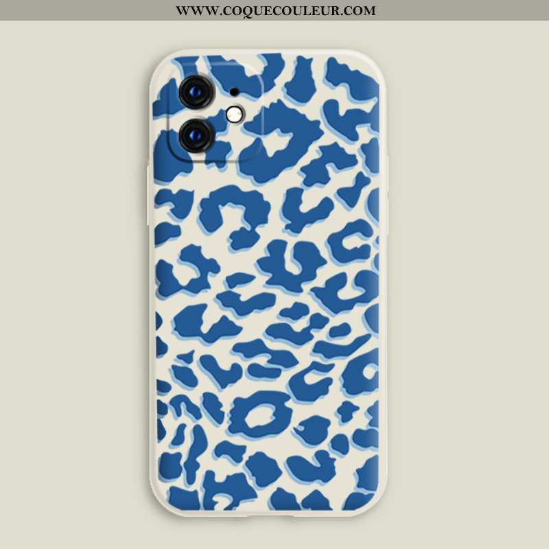 Étui iPhone 12 Mini Ultra Modèle Fleurie Vent, Coque iPhone 12 Mini Tendance Protection Bleu