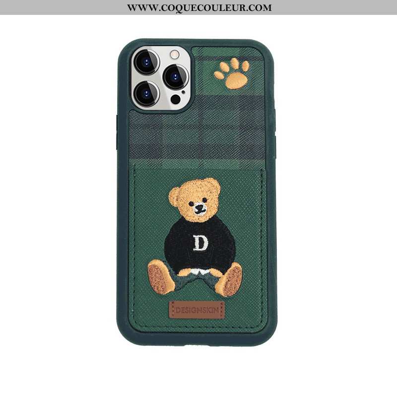 Coque iPhone 12 Pro Max Cuir Carte Britanique, Housse iPhone 12 Pro Max Charmant Rouge