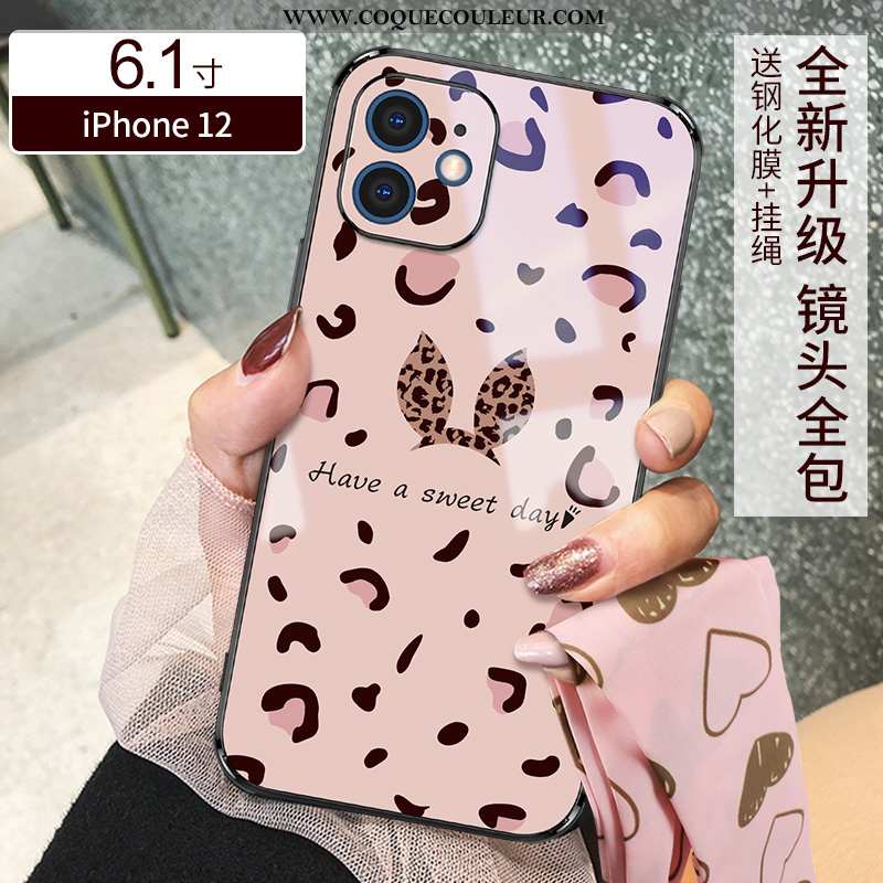 Étui iPhone 12 Ultra Rose Tout Compris, Coque iPhone 12 Légère