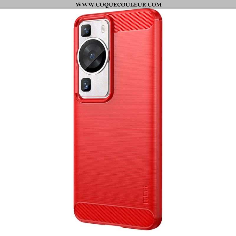 Coque Huawei P60 Pro Fibre Carbone Brossée MOFI