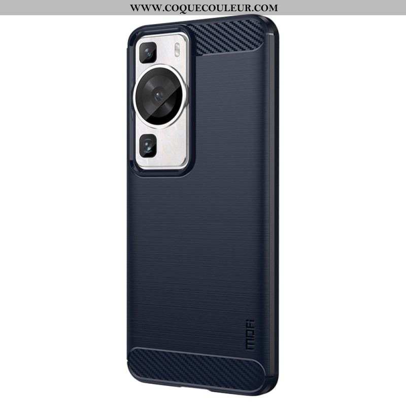 Coque Huawei P60 Pro Fibre Carbone Brossée MOFI