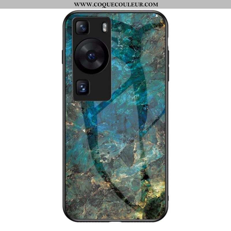 Coque Huawei P60 Pro Verre Trempé Marbre