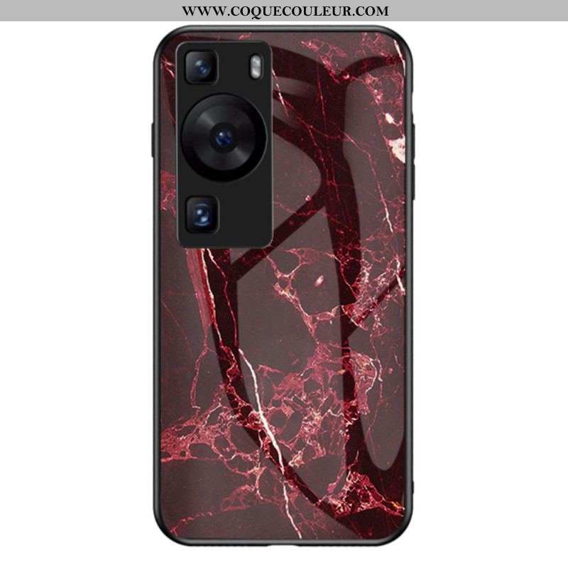 Coque Huawei P60 Pro Verre Trempé Marbre