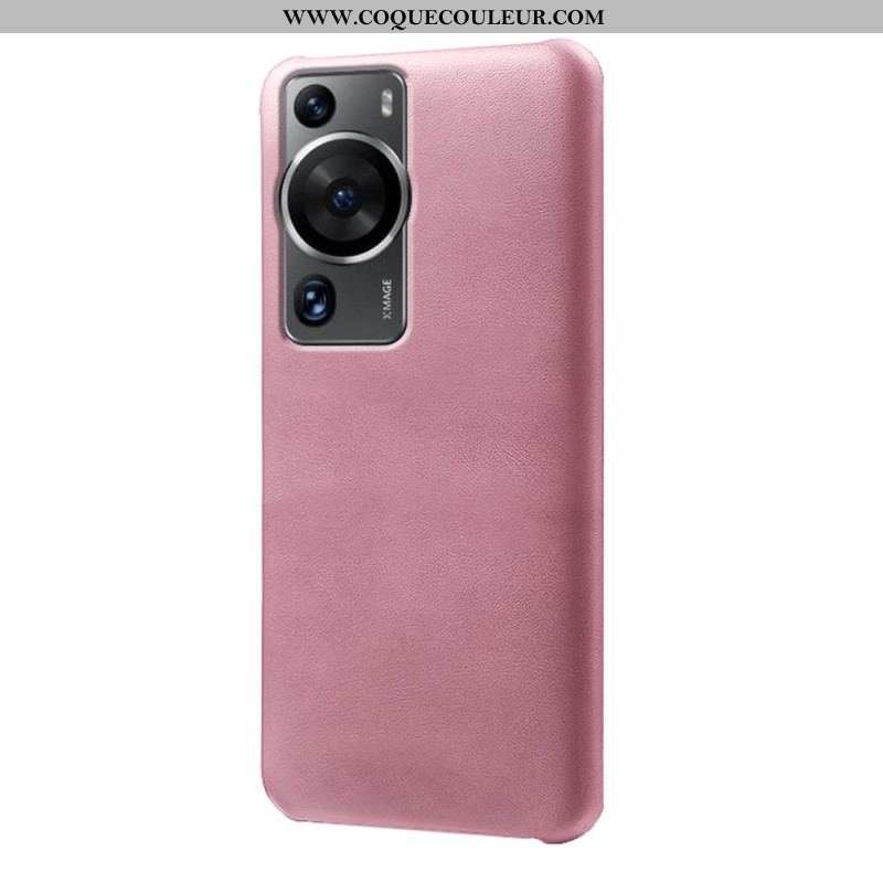 Coque Huawei P60 Pro Effet Cuir