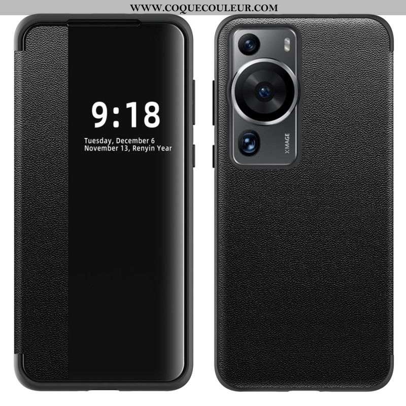 View Cover Huawei P60 Pro Simili Cuir