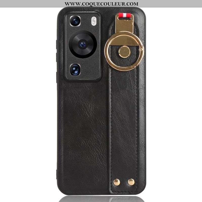 Coque Huawei P60 Pro avec Sangle et Anneau