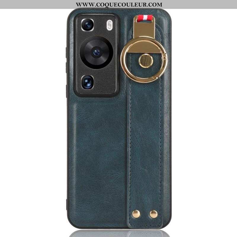 Coque Huawei P60 Pro avec Sangle et Anneau