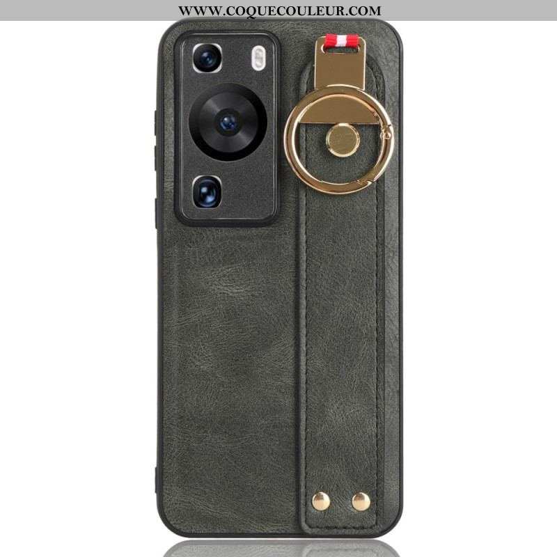 Coque Huawei P60 Pro avec Sangle et Anneau