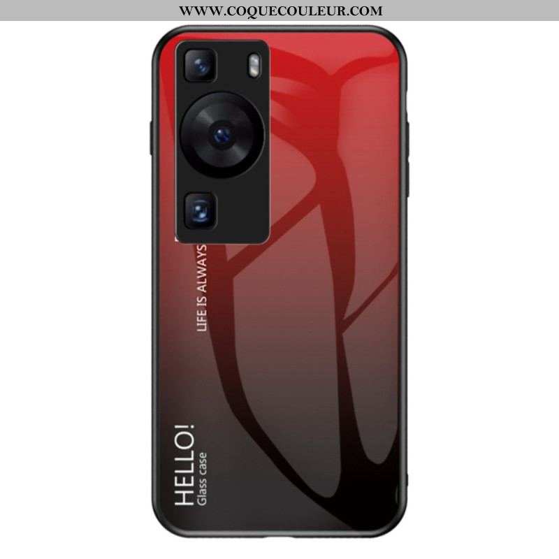 Coque Huawei P60 Pro Verre Trempé Hello