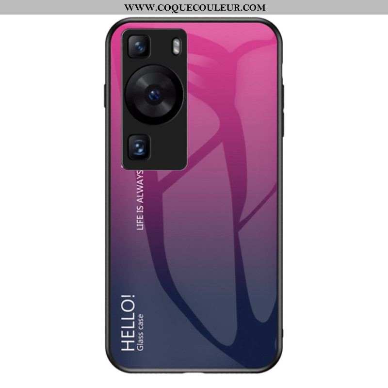 Coque Huawei P60 Pro Verre Trempé Hello