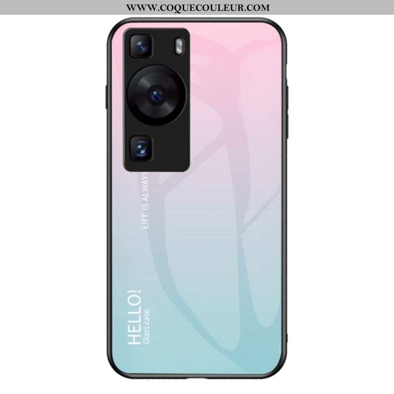 Coque Huawei P60 Pro Verre Trempé Hello