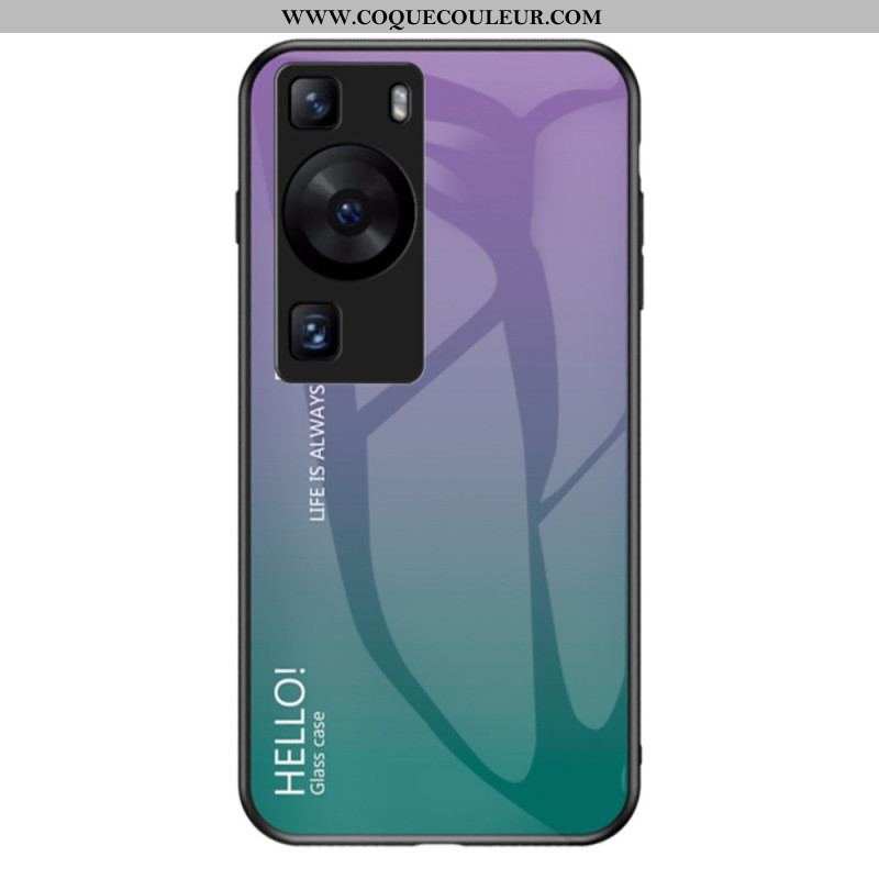 Coque Huawei P60 Pro Verre Trempé Hello