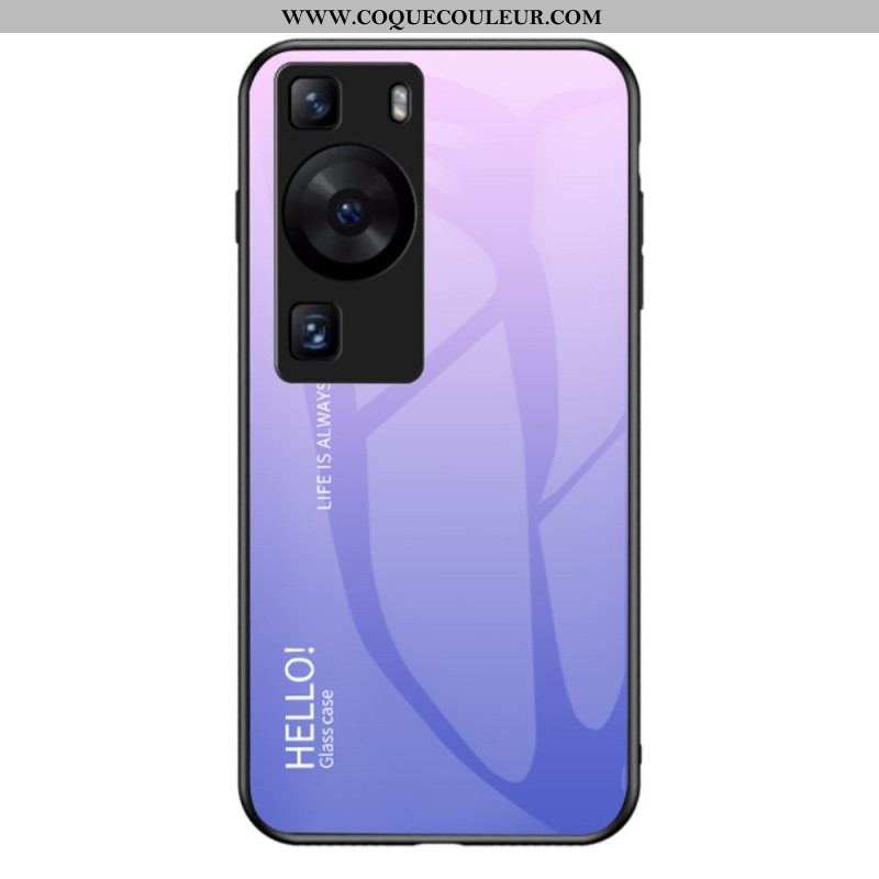 Coque Huawei P60 Pro Verre Trempé Hello