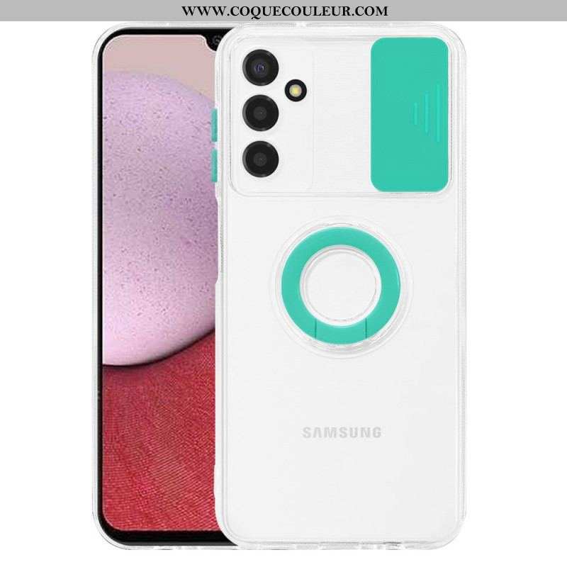 Coque Samsung Galaxy A14 5G / A14 Transparente avec Anneau-Support