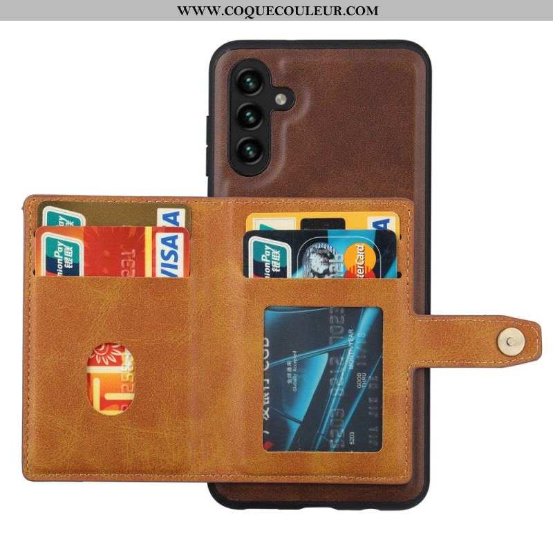 Coque Samsung Galaxy A14 5G / A14 Porte Cartes Support Sangle