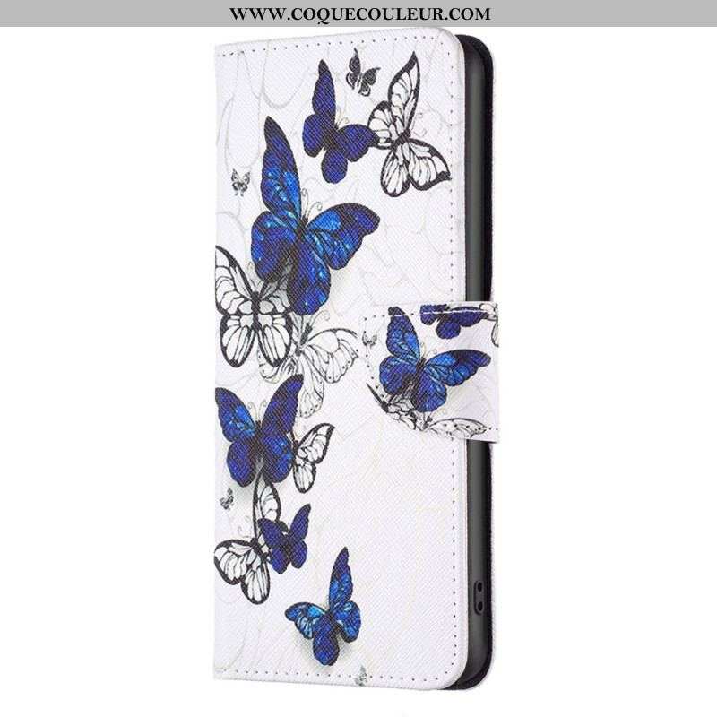 Housse Samsung Galaxy A14 5G / A14 Papillons Colorés