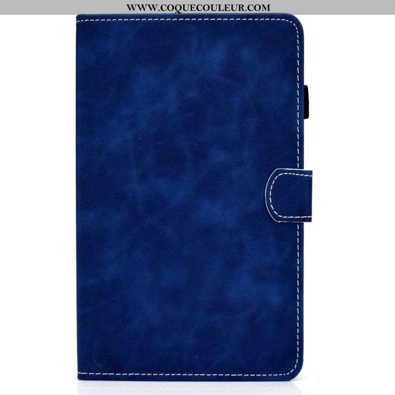 Housse Samsung Galaxy Tab A8 (2021) Effet Cuir Design Vintage