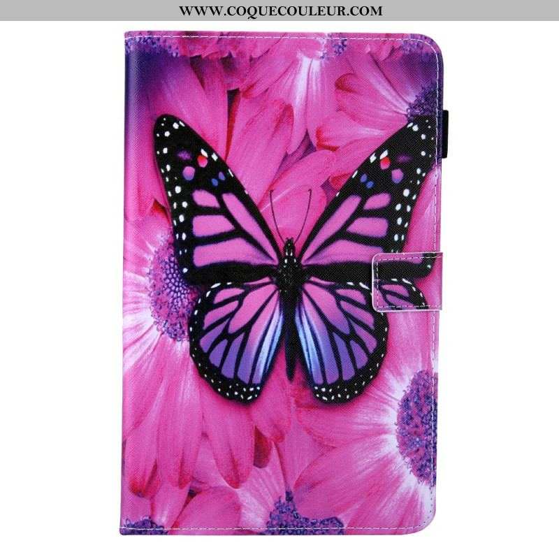 Housse Samsung Galaxy Tab A8 (2021) Papillon Floral